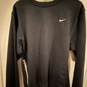 Nike Black Crewneck with White Swoosh